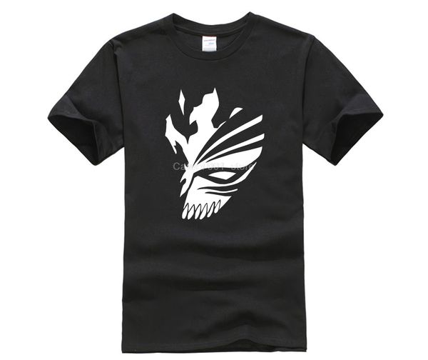 

trendy creative graphic t-shirt 2019 bleach kurosaki ichigo cartoon pattern men s t shirts hip hop