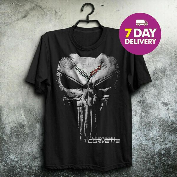 

корвет с7 с6 с5 с4 с3 с2 с1 z06 zr1 мужчины футболка черный хлопок полный размер