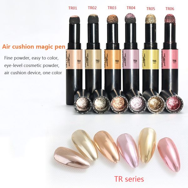 

nail glitter cushion open brush set gradient sponges art brushes pen gel powder picking dotting tools manicure tool, Silver;gold