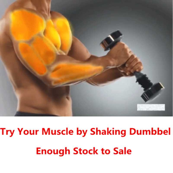 

dumbbells style shaking dumbbell weight keep workout fitness exercise equipment muscle toning shake trainer
