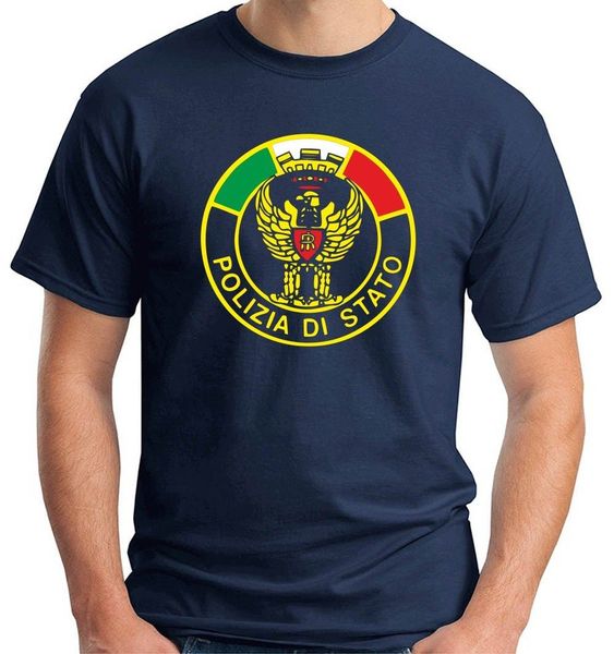 

casual printing tee t-shirt military police state cop summer t-shirt