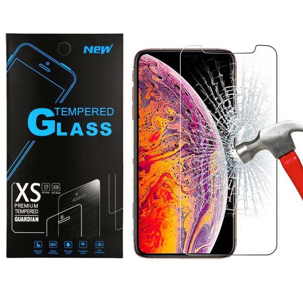 

for samsung a51 a71 a20s a10s a40 j2 core s7 tempered glass screen protector huawei p30 lite iphone 11 pro max paper package