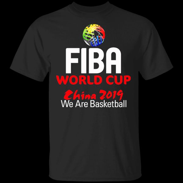 

world china 2019 -we are basketball black navy t-shirt men women youth