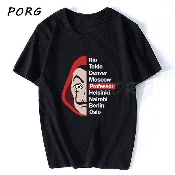

house of paper t shirt men funny design la casa de papel t shirt money heist tees tv series t-shirt tshirts men short sleeve