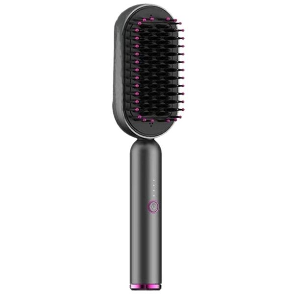 

multifunctional hair straightener brush portable hair straightener with anti-scald feature eu plug
