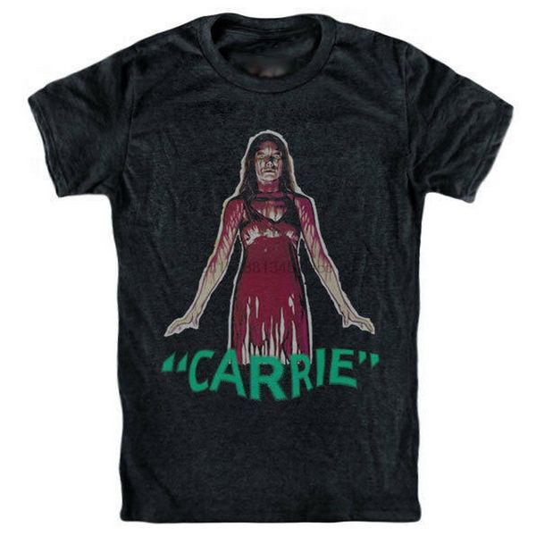 

carrie tee t shirt 1976 horror movie brian de palma stephen king book t-shirt high quality