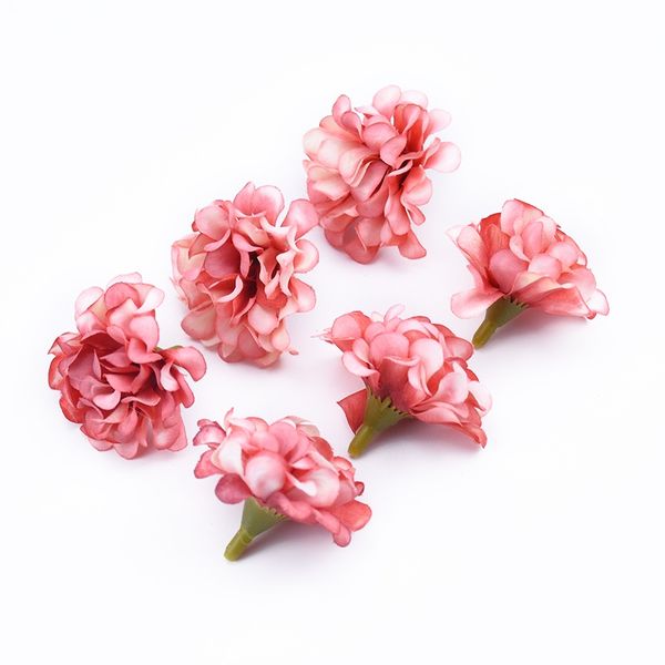 

20/30pcs mini silk carnation artificial flowers home decor accessories crafts diy gifts candy box scrapbooking decorative wreath