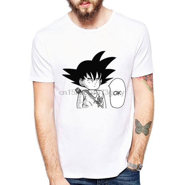 

2020mens anime t-shirts sangoku one punch luffy naruto ok hero customized cartoon printed casual t shirt aesthetic clothes