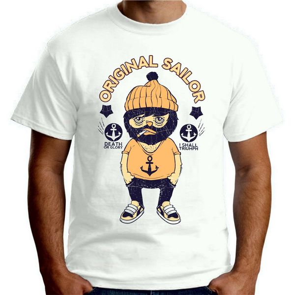 

velocitee mens t shirt original sailor man v84 short-sleeved tee shirt