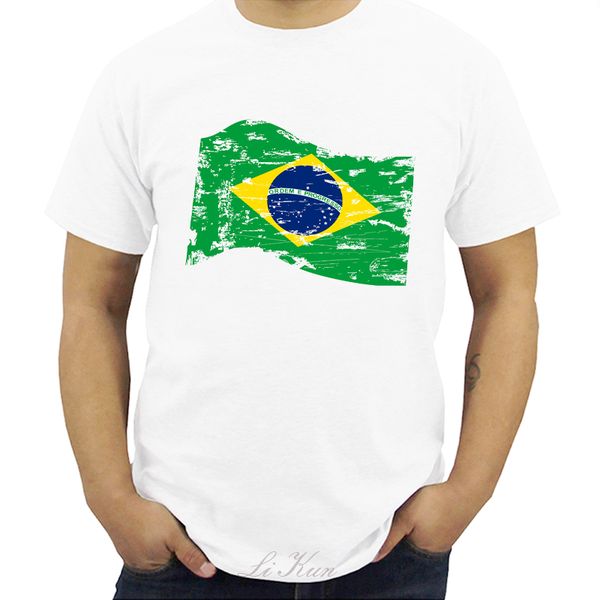 

new summer brazil flag fans men t shirts casual nostalgia brazil flag style rio games fitness t-shirts for men