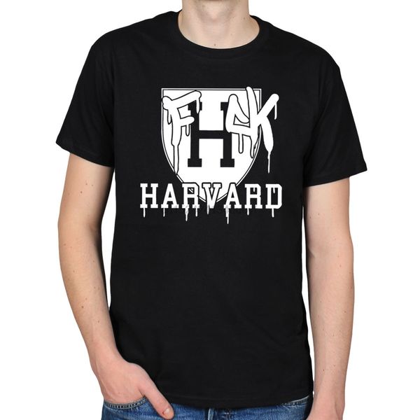 

мода ти fk гарвардского университета мужской легкий монтажна с коротким рукавом футболка