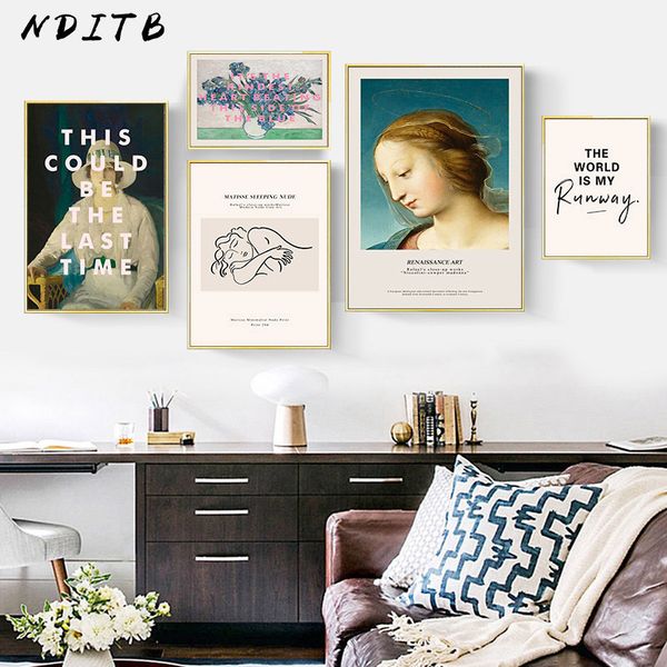 

modern style matisse gogh art abstract wall poster canvas print minimalist painting contemporary vintage decoration picture