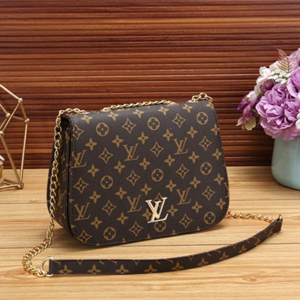 

2020 pu leather bag women wallet brand designer shoulder bags handbags man mini purse clutch holder louis wallet 619