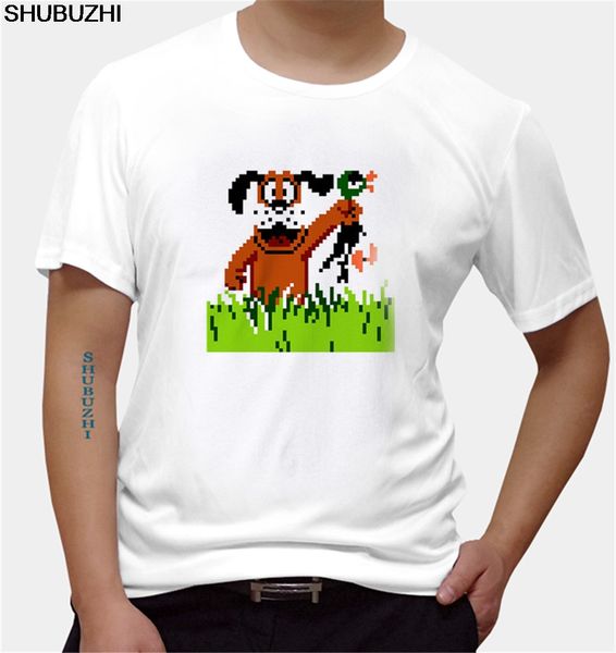 

nuovo duck hunt retro classic video game uomo nero t-shirt taglia s alla cotone marca uomo abbigliamento uomo slim fit t camicia