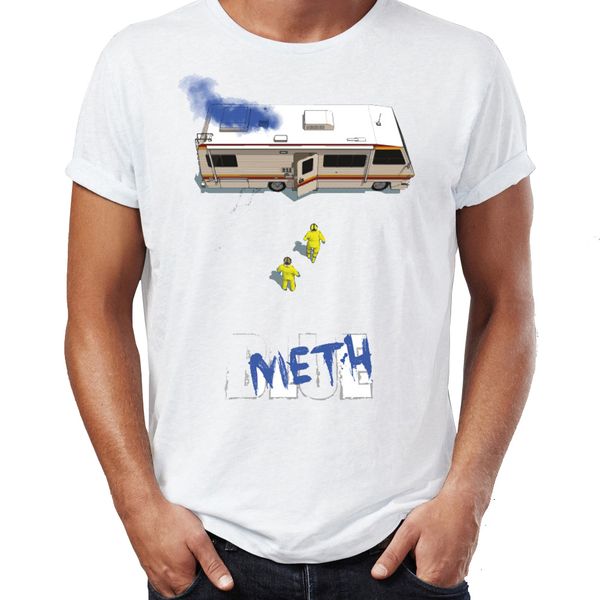 

men's t shirt akira style breaking bad walter and jessie walking toward the van tee