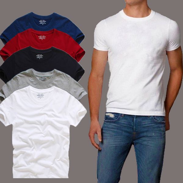 

men's short sleeve cotton t-shirt men summer brand shirts solid color casual male & tees men's clothing, White;black