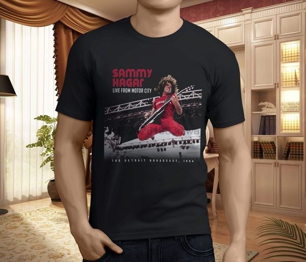 

new sammy hagar the red rocker cabo wabo mens black t-shirt size s-3xl