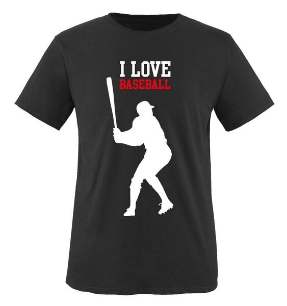 

fashion 100% cotton summer i love baseball - herren t-shirt tee shirt