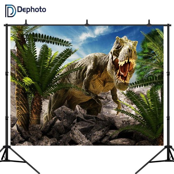 

dep vinyl pgraphy background jurassic 3d dinosaur park backdrop p studio children birthday party pcall