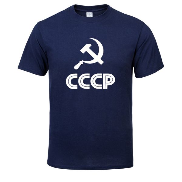 

summer cccp russian t shirts men ussr soviet union man short sleeve t-shirt moscow russia mens tees cotton o neck tee