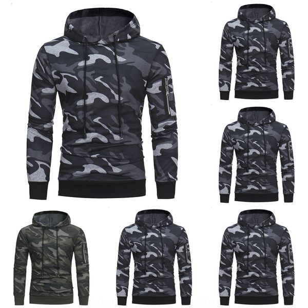

новый мужской спортивных woolhoodie шерсти случайного камуфляж свитера с капюшоном новых мужского спортом пальто шерсть woolhoodie случайног, Black