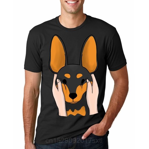 

миниатюрный пинчер unisex t-shirt - мини пинчер собака любовь миниатюрный (07774hd4
