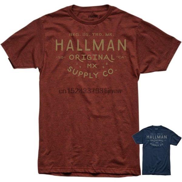 

thor mx hallman supply mens tees motocross off road short sleeve t-shirt