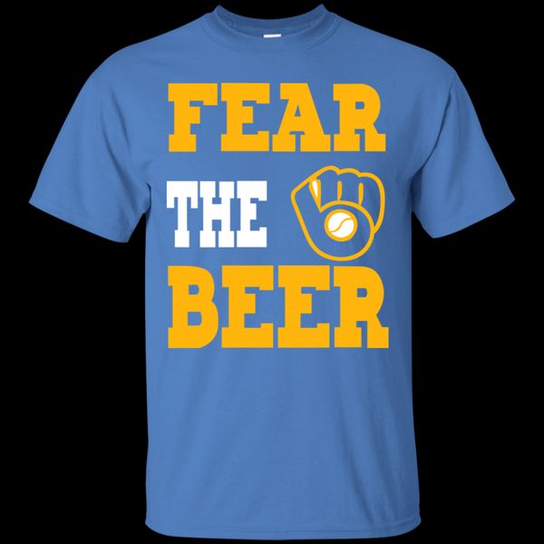 

fear the beer brewers t shirt iris color cottonmen cartoon t shirt men new fashion tshirt funny