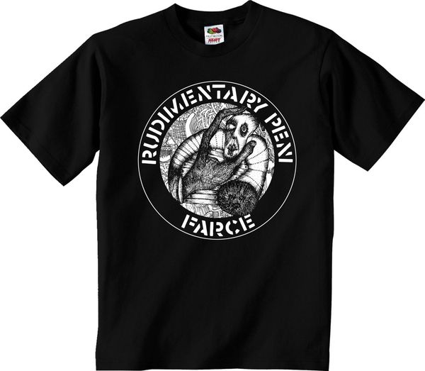 

rudimentary peni farce t-shirt small to xxxl british anarcho punk rock 100% cotton t shirts brand clothing tees