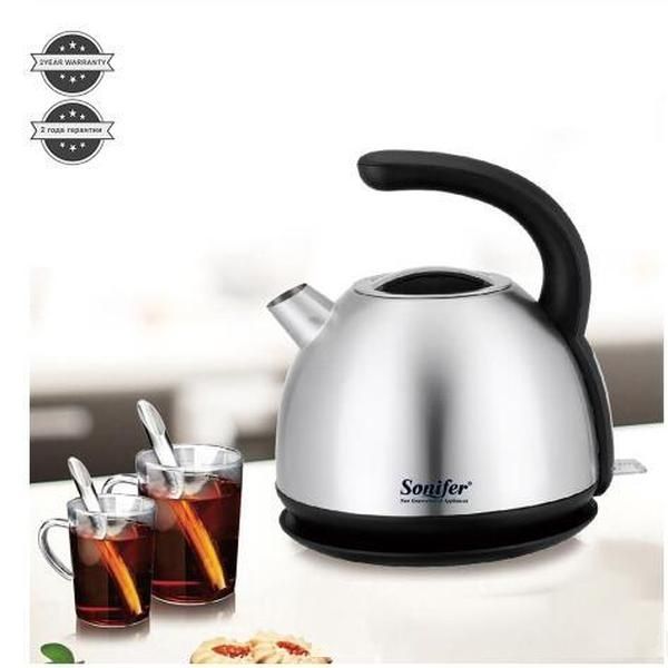 

1.7l stainless steel electric kettle 2200w household 220v quick heating electric boiling