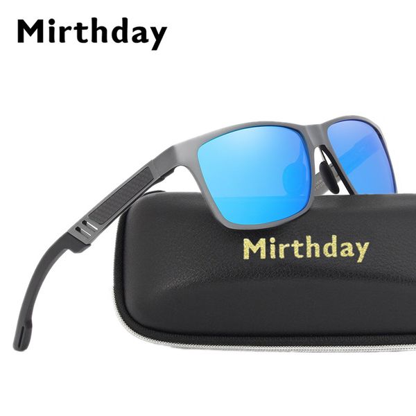 

mirthday aluminum magnesium sunglasses men polarized coating mirror sun glasses male sport driving glasses goggles, White;black
