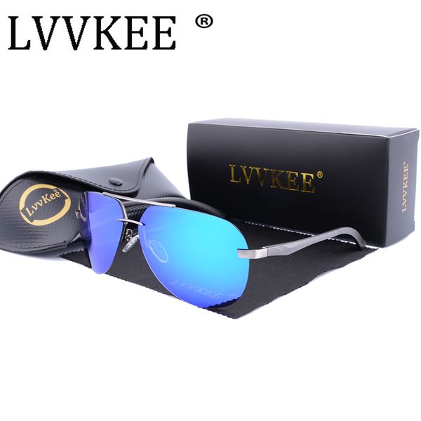

classic luxury polarized men women rimless sunglasses aluminum magnesium brand designer polarized eyewear 2020, White;black