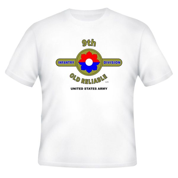 

2019 новые мужские футболки 9th infantry divison emblem
