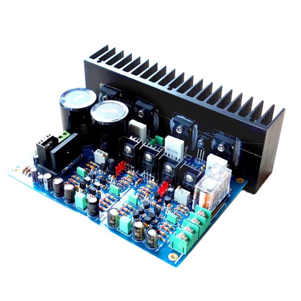 

120w x 2 a3 replaces lm3886 fully symmetric double differential fet power board upc1237 protection circuit set