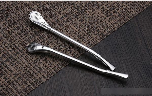 

new stainless steel drinking straw filter handmade yerba mate tea bombilla gourd washable practical tea tools bar accessories
