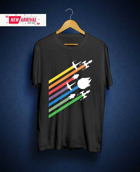 

fleet ships falcon black tee