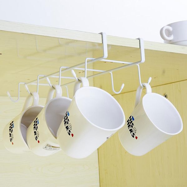 

new arrival kitchen rack hanging coffee tea cup mug holder shelf kitchen storage rack organizer holder t200506