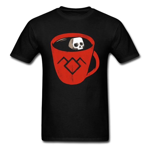 

black coffee t shirt men skull t-shirt pirate candy tshirts summer cotton mens fashion tee shirts plus size horror