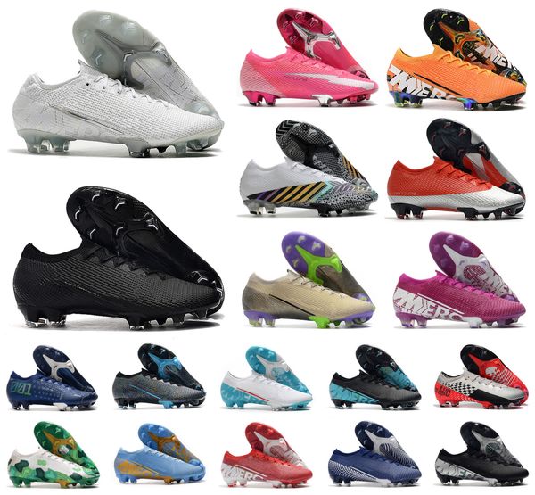 

2020 мужчины mercurial va por xiii elite fg low 13 rosa panther mds 003 cr7 ronaldo 360 мальчиков футбол бутсы обувь us6.5-11