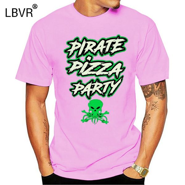 

alestorm t-shirt pirate pizza party men's black
