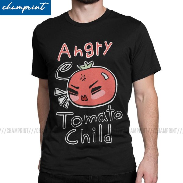 

fun angry tomato child t-shirt men pure cotton t shirt axis powers hetalia anime aph world short sleeve tee shirt 6xl clothes