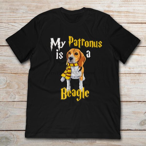 

brand my patronus is a beagle t-shirt men short sleeve t-shirt