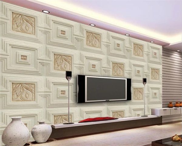 

3d современные обои 3d обои гостиная европейский relief трехмерная шаблон тв стены фон 3d обои mural