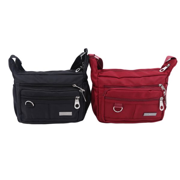 

fashion trend nylon shoulder bag ladies simple oxford cloth bag outdoor mummy crossbody shoulder phone change