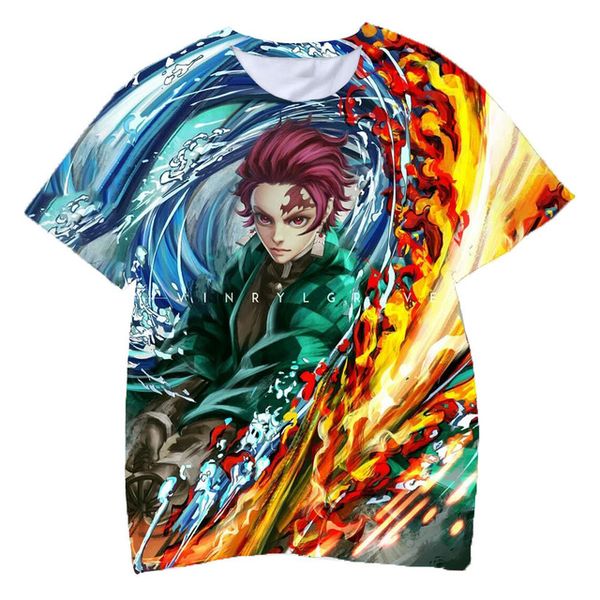 

3d cartoon demon slayer anime ghost blade boy gifts for 3d print shirts humor harajuku aesthetic men clothing