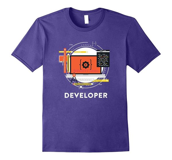 

new men shirt app software developer web tshirt
