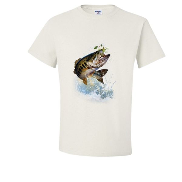 

2019 fashion cotton tee shirt fashion fish on hook fish catch t-shirt