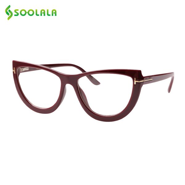 

soolala large cat eye reading glasses women cateye eyewear spring hinge presbyopic glasses for reading +0.5 1.0 1.5 2.0 to 5.0, White;black