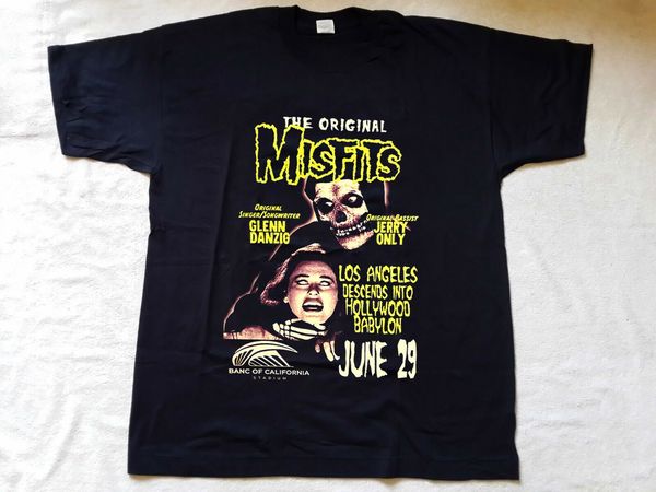 

the original misfits t shirt los angeles, hollywood babylon june 29,2019 poster