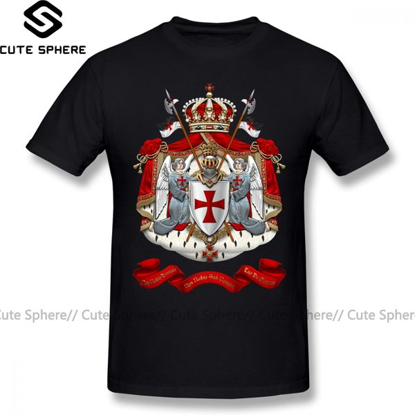 

knights templar t shirt knights templar coat of arms over black velvet t-shirt male short sleeves tee shirt plus size tshirt